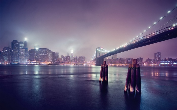 Muelle y puente de fondos de pantalla de alta definición #7