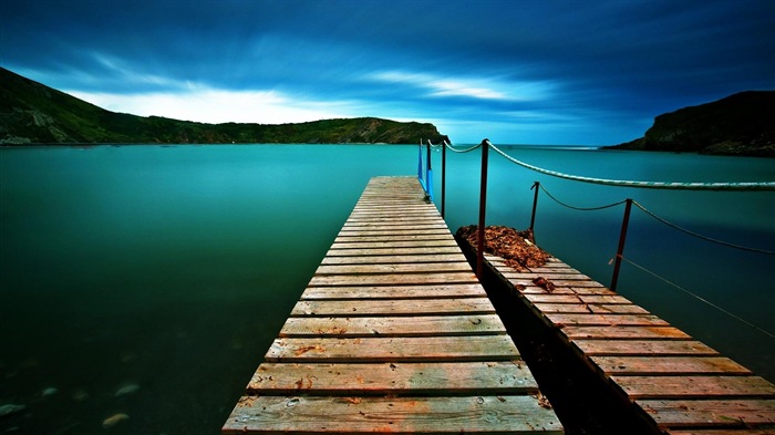 Pier and bridge HD wallpapers #9