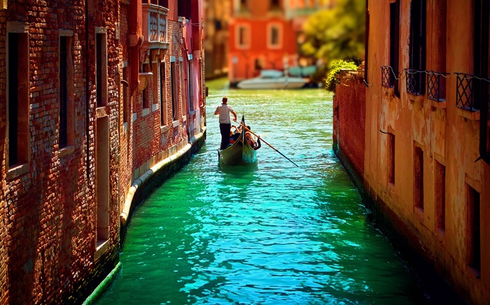 Hermosa Watertown, fondos de pantalla de alta definición Venecia #3