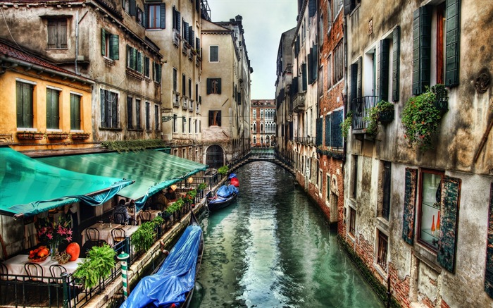 Beautiful watertown, Venice HD wallpapers #10
