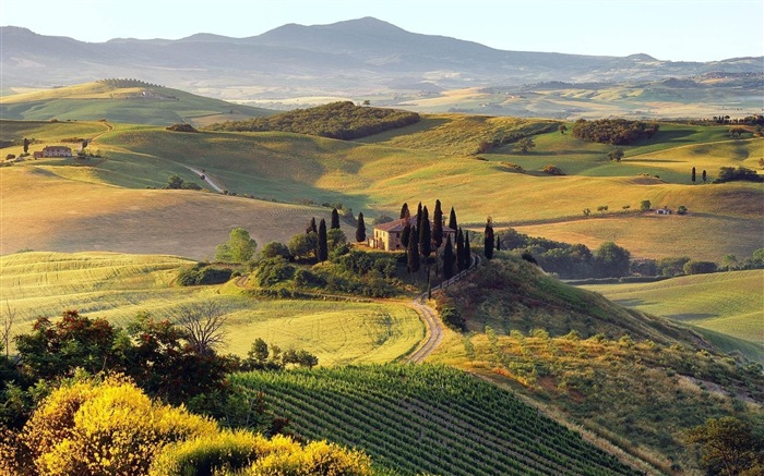Итальянский естественная красота пейзажа HD обои #12