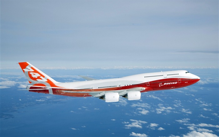 Boeing 747 Passagierflugzeug HD Wallpaper #16