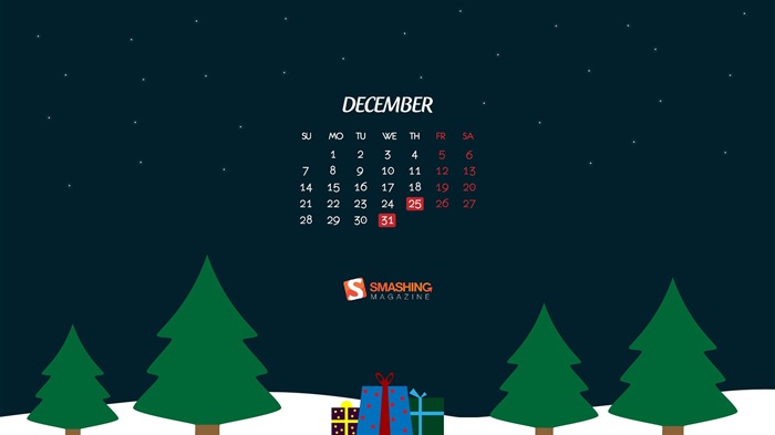 December 2014 Calendar wallpaper (2) #14