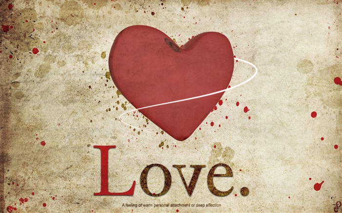 El tema del amor, fondos de pantalla de alta definición en forma de corazón creativas #16