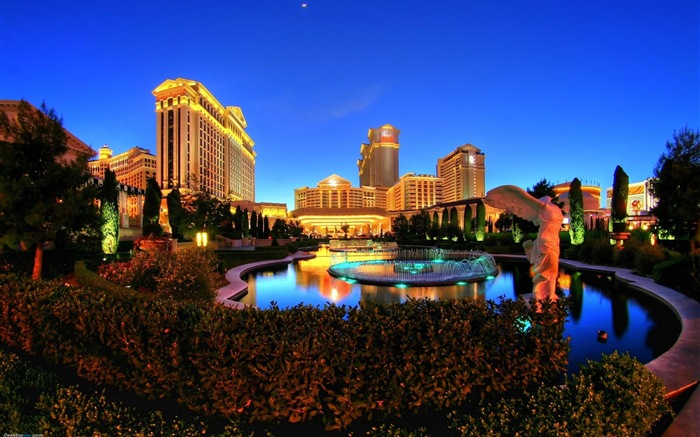 Hermosa noche en fondos de pantalla de alta definición de Las Vegas #9