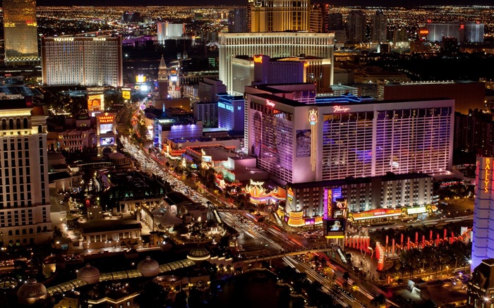 Hermosa noche en fondos de pantalla de alta definición de Las Vegas #15