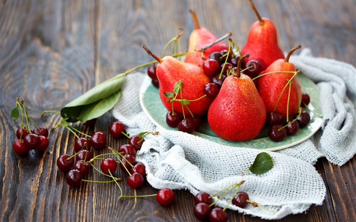 Succulent fruit, pears close-up HD wallpapers #9