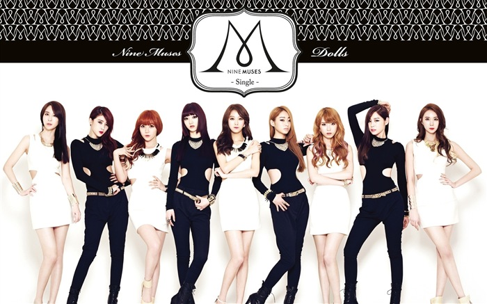 Korean Girl skupina Nine Múzy HD tapety na plochu #15