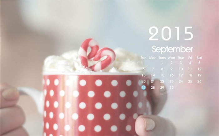 Calendario 2015 fondos de pantalla de alta definición #16
