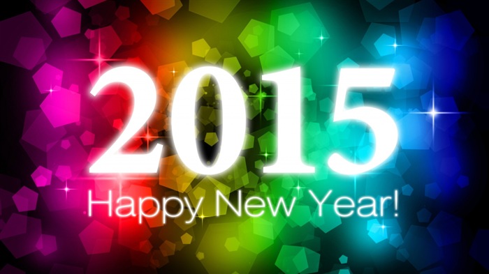 2015 Nový rok téma HD Tapety na plochu (1) #1