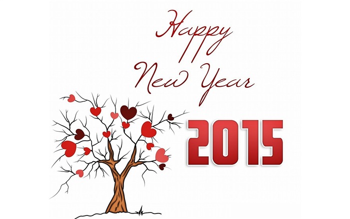 2015 Nový rok téma HD Tapety na plochu (1) #5