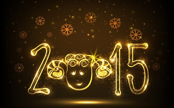 2015 año nuevo fondos de pantalla HD tema (1) #19