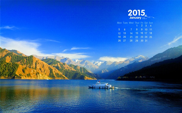 Janvier 2015 calendar fond d'écran (1) #17