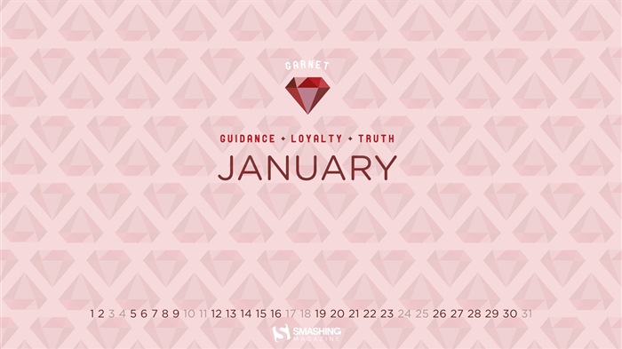 Janvier 2015 calendar fond d'écran (2) #8