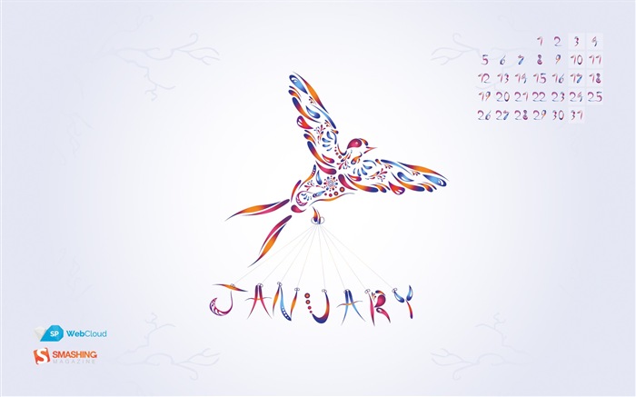 January 2015 calendar wallpaper (2) #17