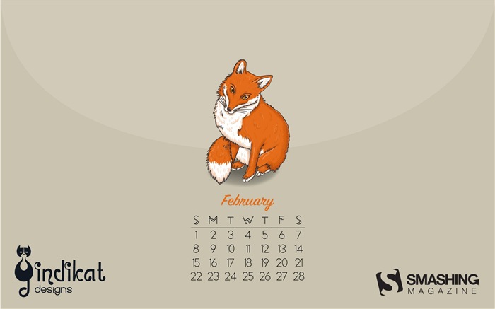 February 2015 Calendar wallpaper (2) #10