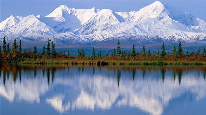 Montagnes nuages d'eau la beauté naturelle du paysage wallpapers HD #2