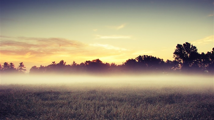 Montagnes nuages d'eau la beauté naturelle du paysage wallpapers HD #4