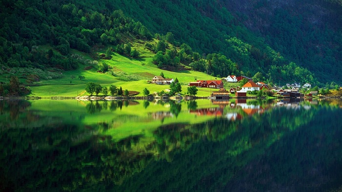 북유럽의 아름다운 자연 경관의 HD 배경 화면 #13