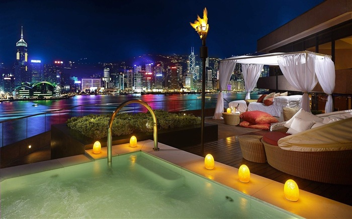Hong Kong je Městská krajina krásné HD tapety na plochu #8