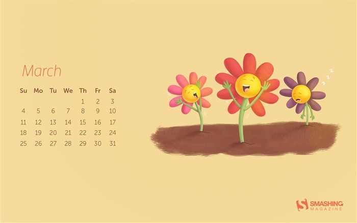 March 2015 Calendar wallpaper (2) #20