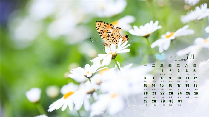 July 2015 calendar wallpaper (1) #4