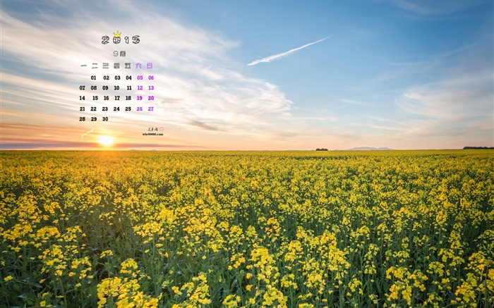 September 2015 Kalender Wallpaper (1) #2