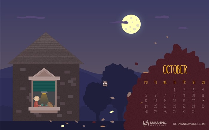 Oktober 2015 Kalender Wallpaper (2) #17