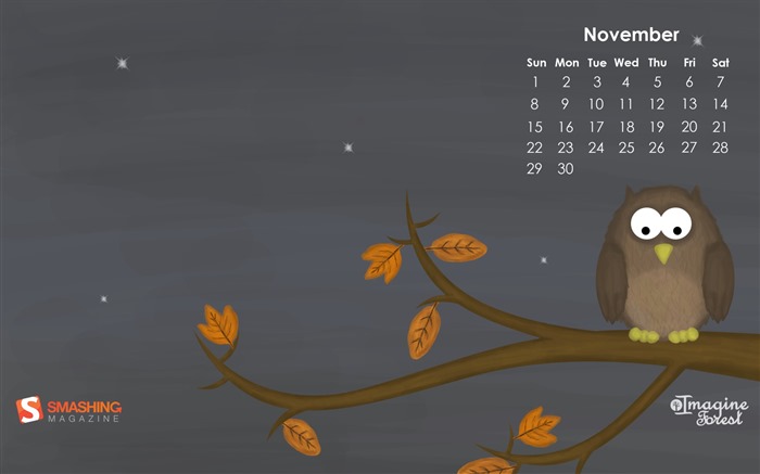 November 2015 Calendar wallpaper (2) #6