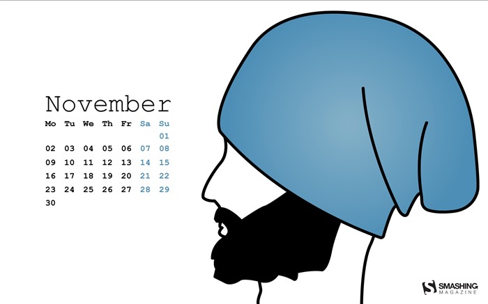 November 2015 Kalender Wallpaper (2) #8