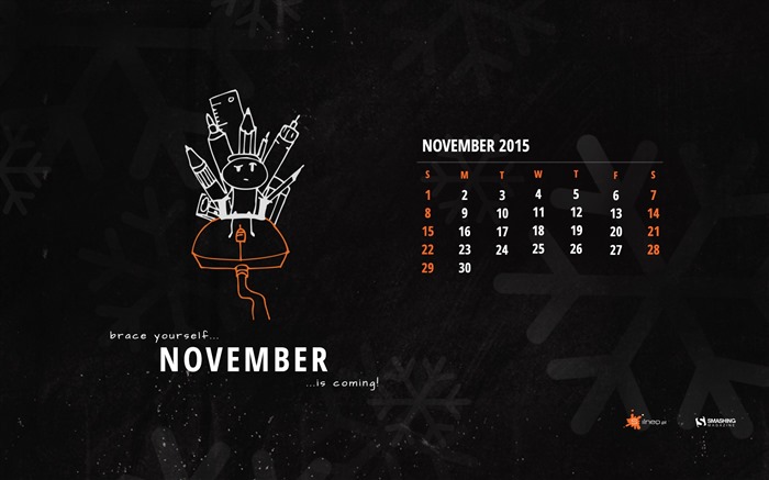 November 2015 Kalender Wallpaper (2) #9