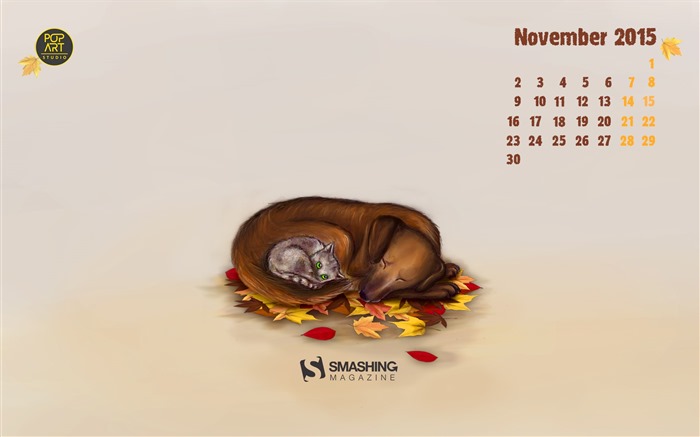 November 2015 Calendar wallpaper (2) #11