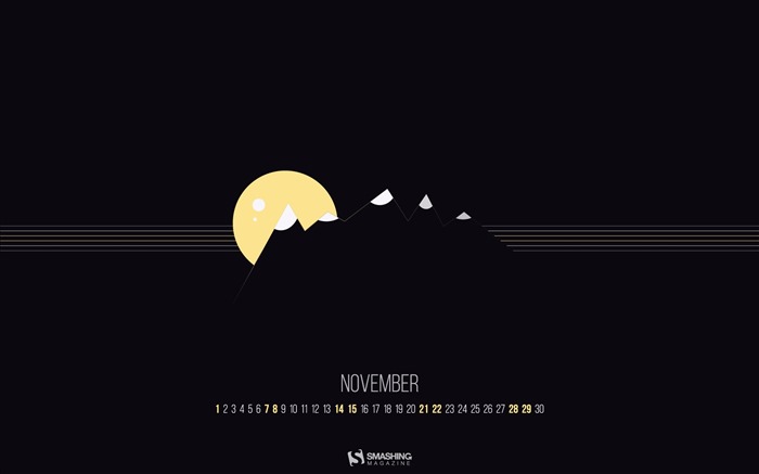 November 2015 Kalender Wallpaper (2) #16