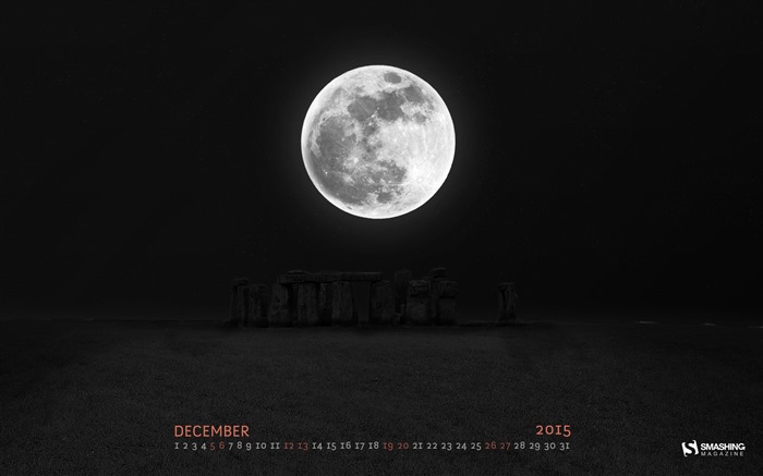 Décembre 2015 Calendrier fond d'écran (2) #19