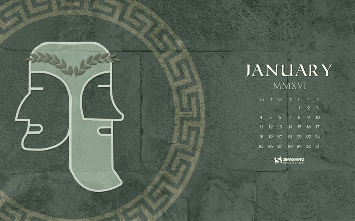 January 2016 calendar wallpaper (2) #17