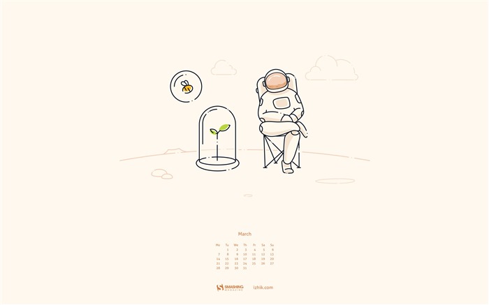 2016년 3월 캘린더 벽지 (2) #13