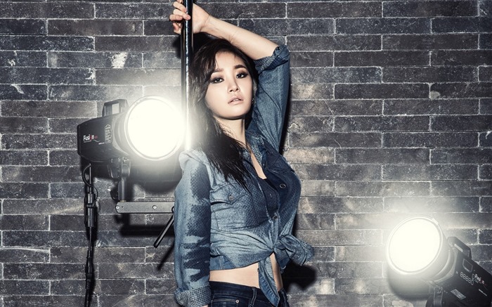 filles coréennes combinaison idole de la musique fonds d'écran HD Spica #5