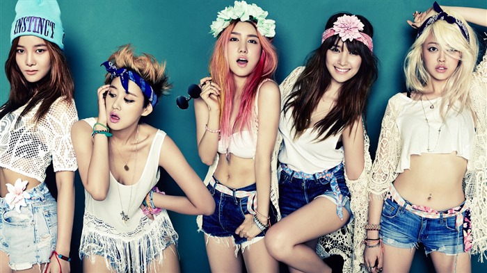 Corea niñas de fondos de pantalla de alta definición Spica combinación música idol #12