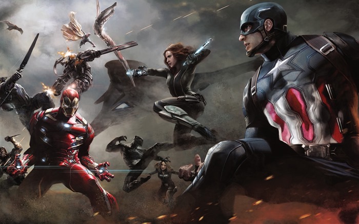 Капитан Америка: Гражданская война, обои для рабочего стола кино HD #3