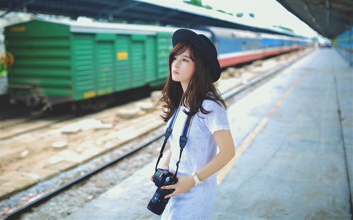 Reine und schöne junge asiatische Mädchen HD-Wallpaper  Kollektion (2) #30