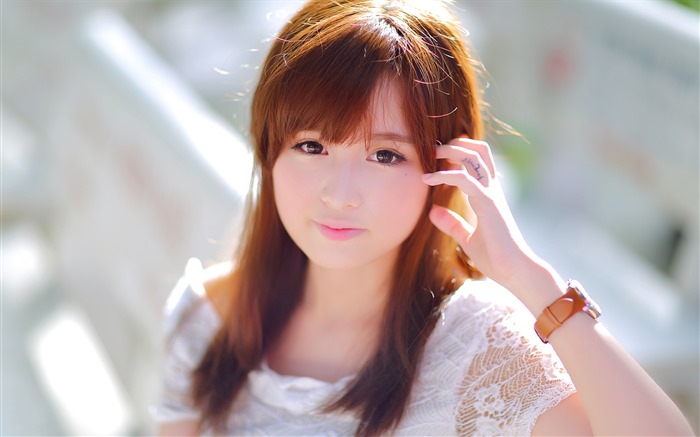 Pure and lovely young Asian girl HD wallpapers collection (2) #36