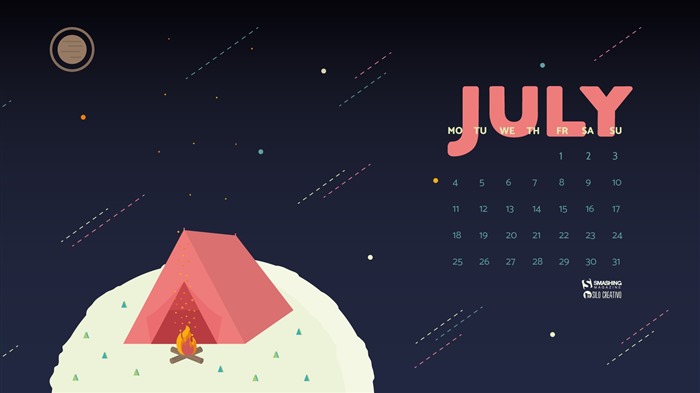 Julio 2016 fondo de pantalla de calendario (1) #16