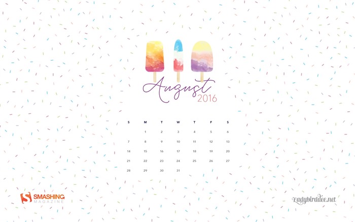 August 2016 Kalender Wallpaper (2) #8