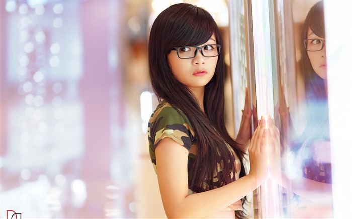 Pure and lovely young Asian girl HD wallpapers collection (3) #36