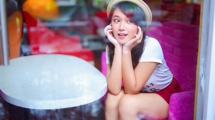Čistá a krásná mladá Asiatka kolekce HD tapety na plochu (3) #39