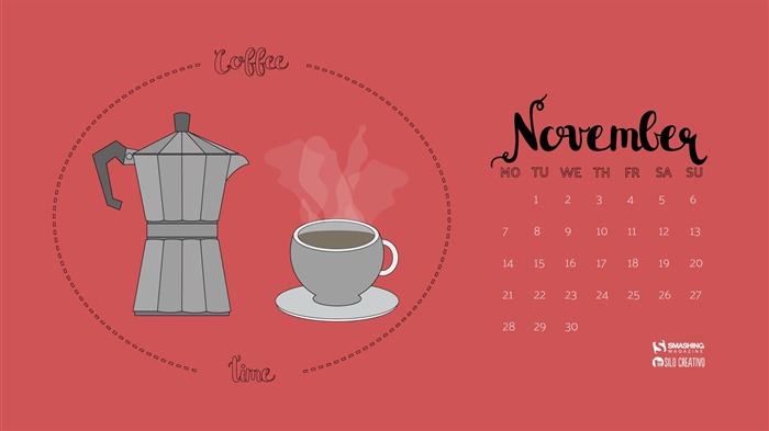 Fondo de escritorio del calendario de noviembre de 2016 (2) #10