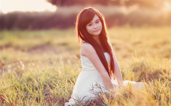 순수하고 사랑스러운 젊은 아시아 여자의 HD 월페이퍼 컬렉션 (5) #29
