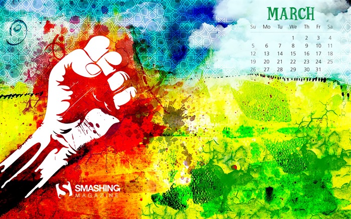 Fondo de pantalla del calendario de marzo de 2017 (2) #1