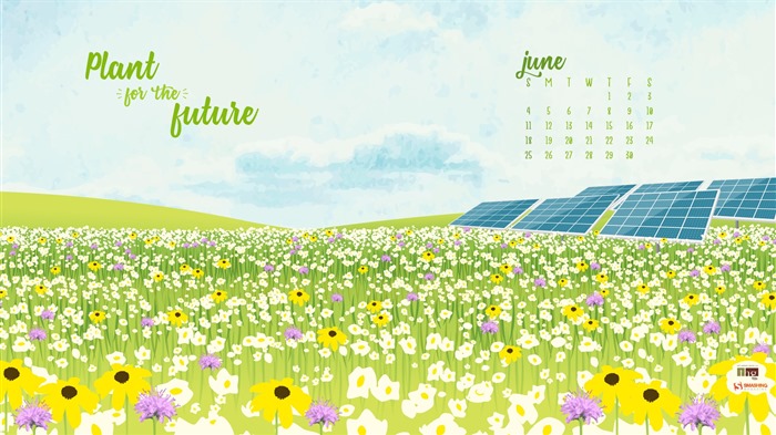 Junio 2017 calendario de fondos de pantalla #13