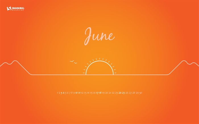 June 2017 calendar wallpaper #15